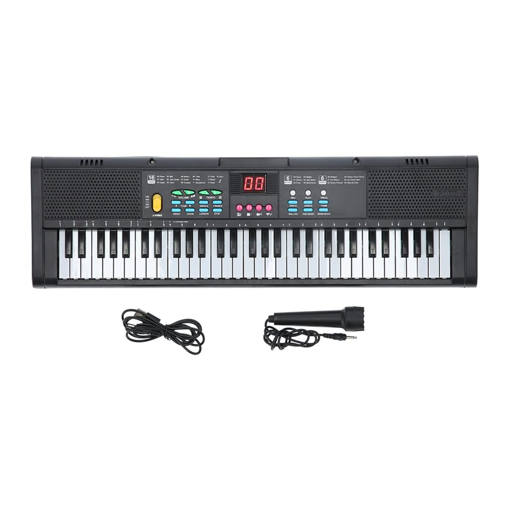 Piano Digital Eléctrico MQ6186: Tu Compañero Ideal para Aprender y Divertirte