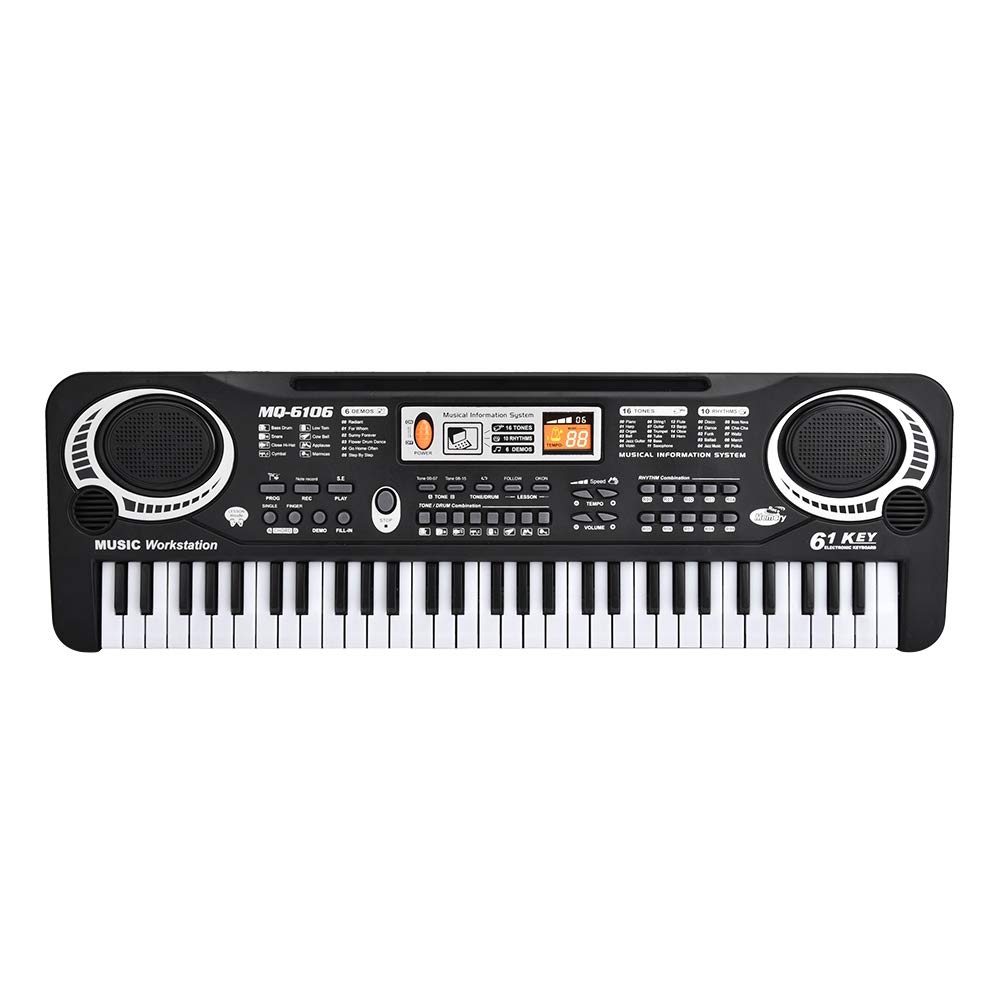 Teclado Electrónico de 61 Teclas: Ideal para Iniciar en Música Creativa