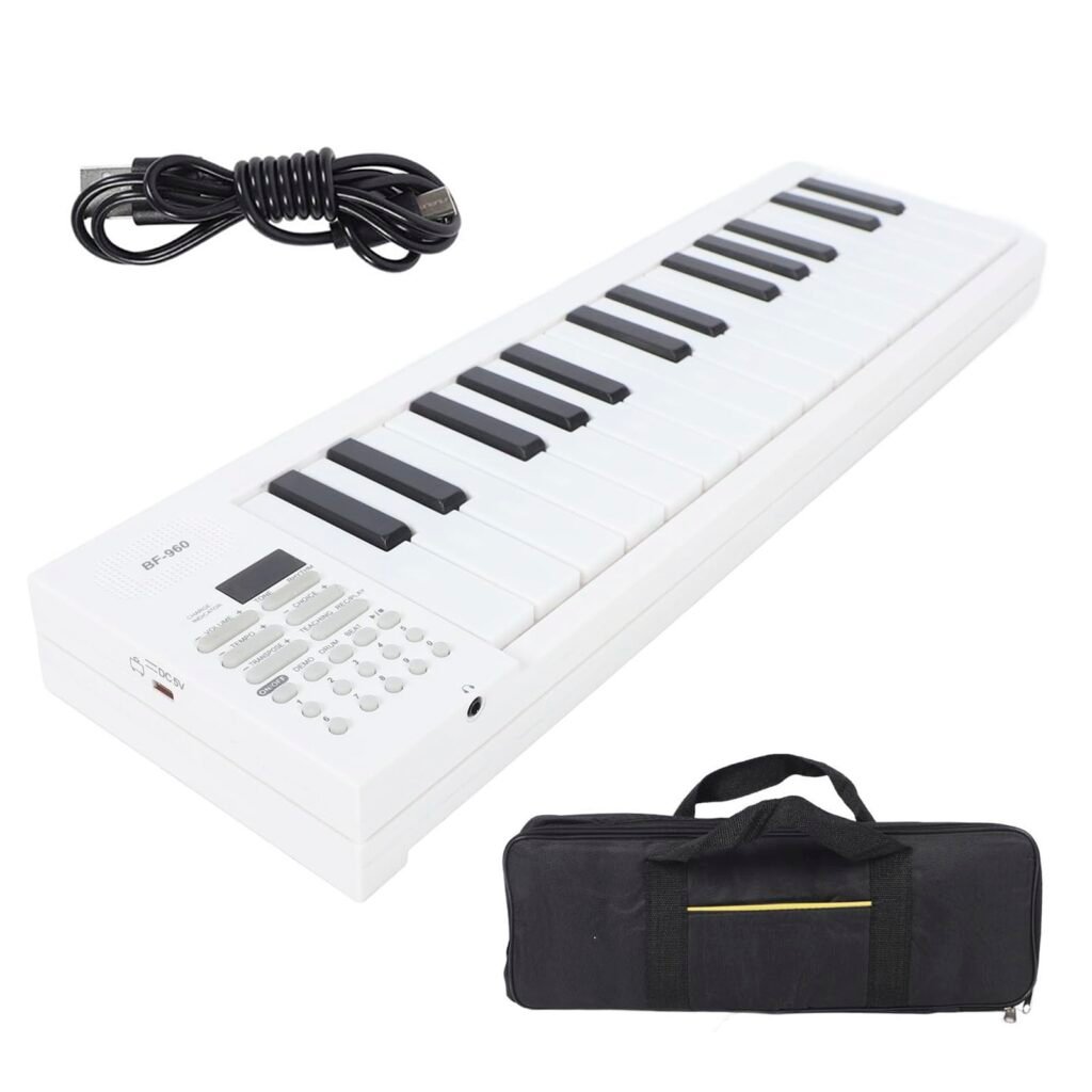 Teclado Electrónico de 61 Teclas: Piano Plegable Ideal para Todos