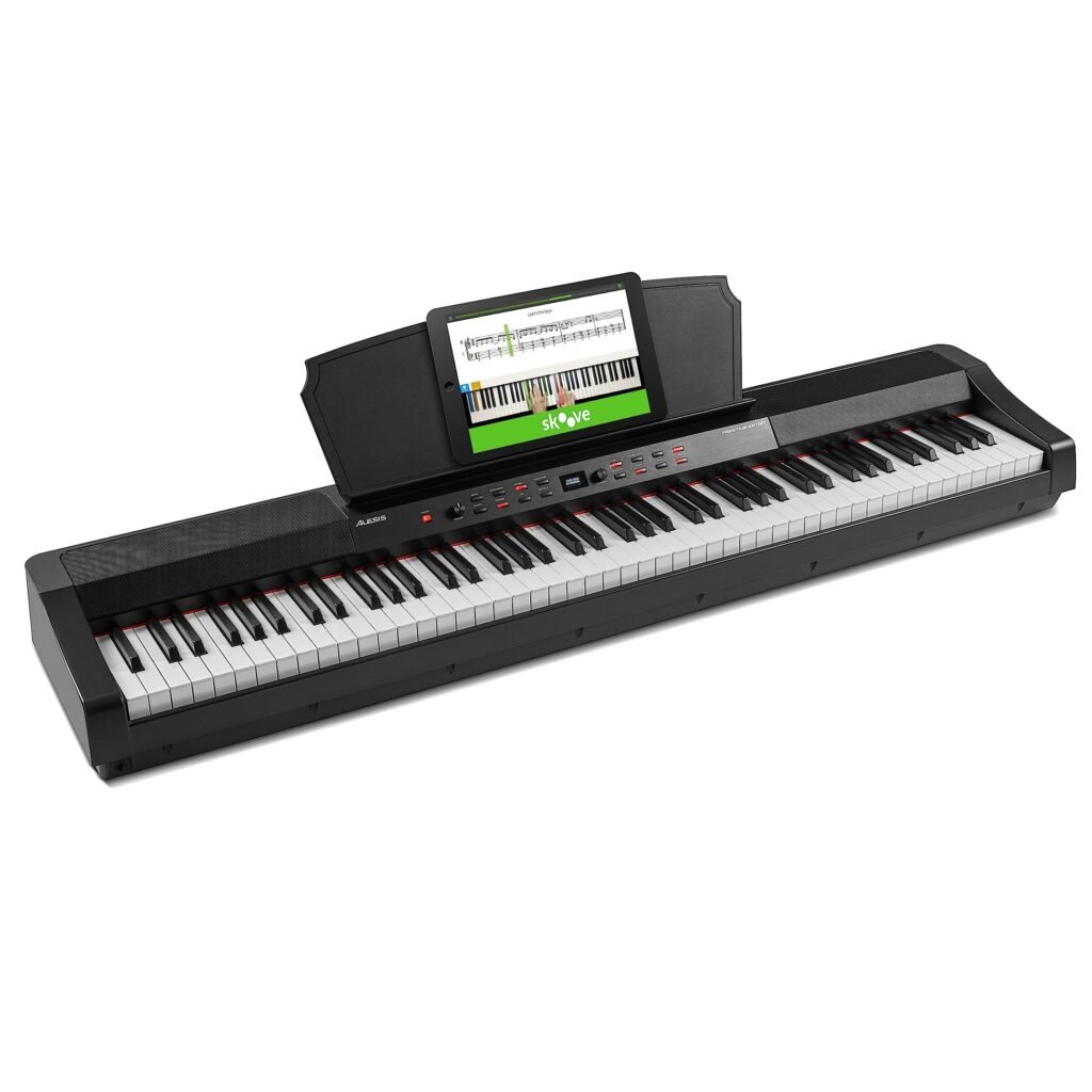 Alesis Recital Grand: Piano Eléctrico Con Teclado Contrapesado Para Todos