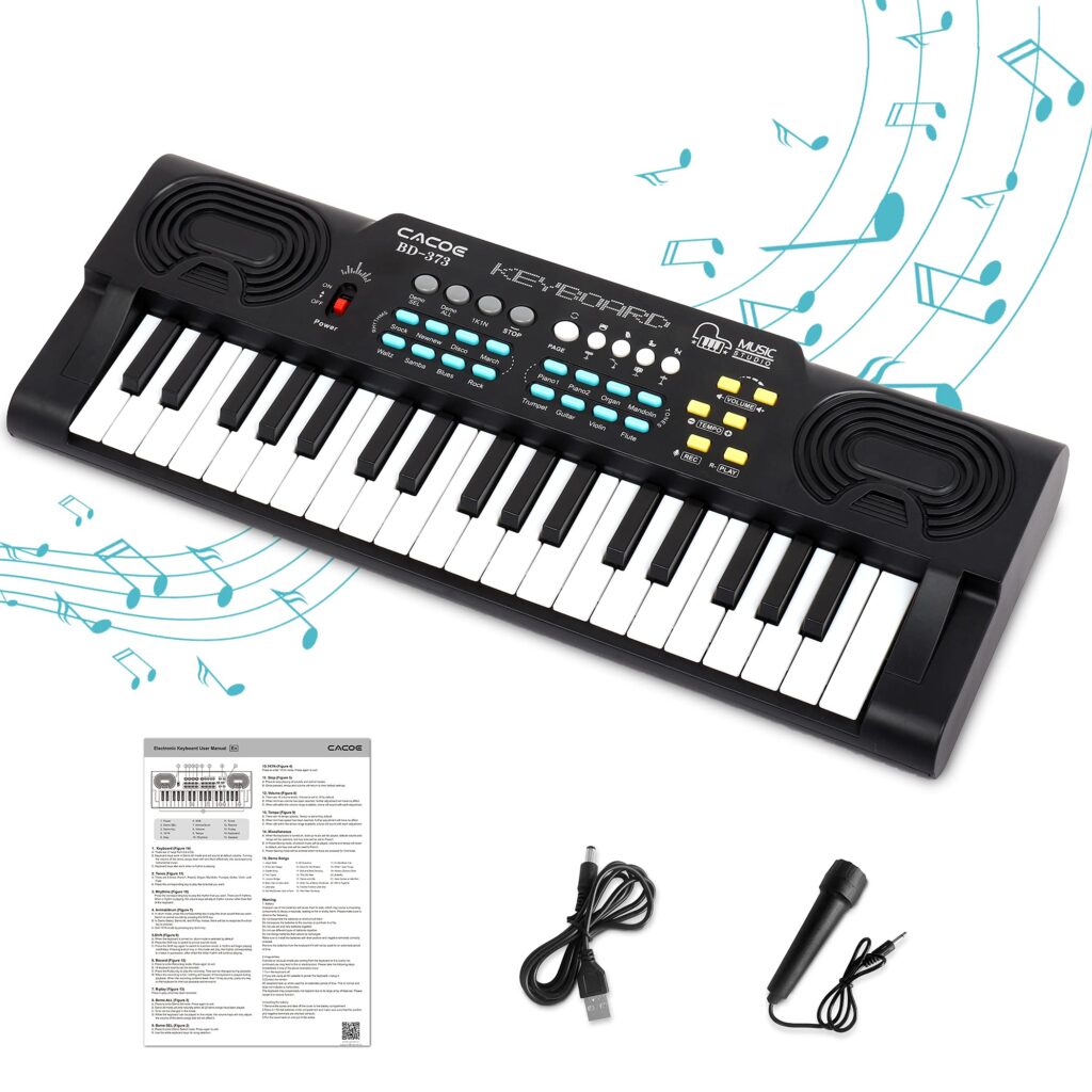 Descubre El CACOE 37, el teclado ideal para niños creativos y principiantes