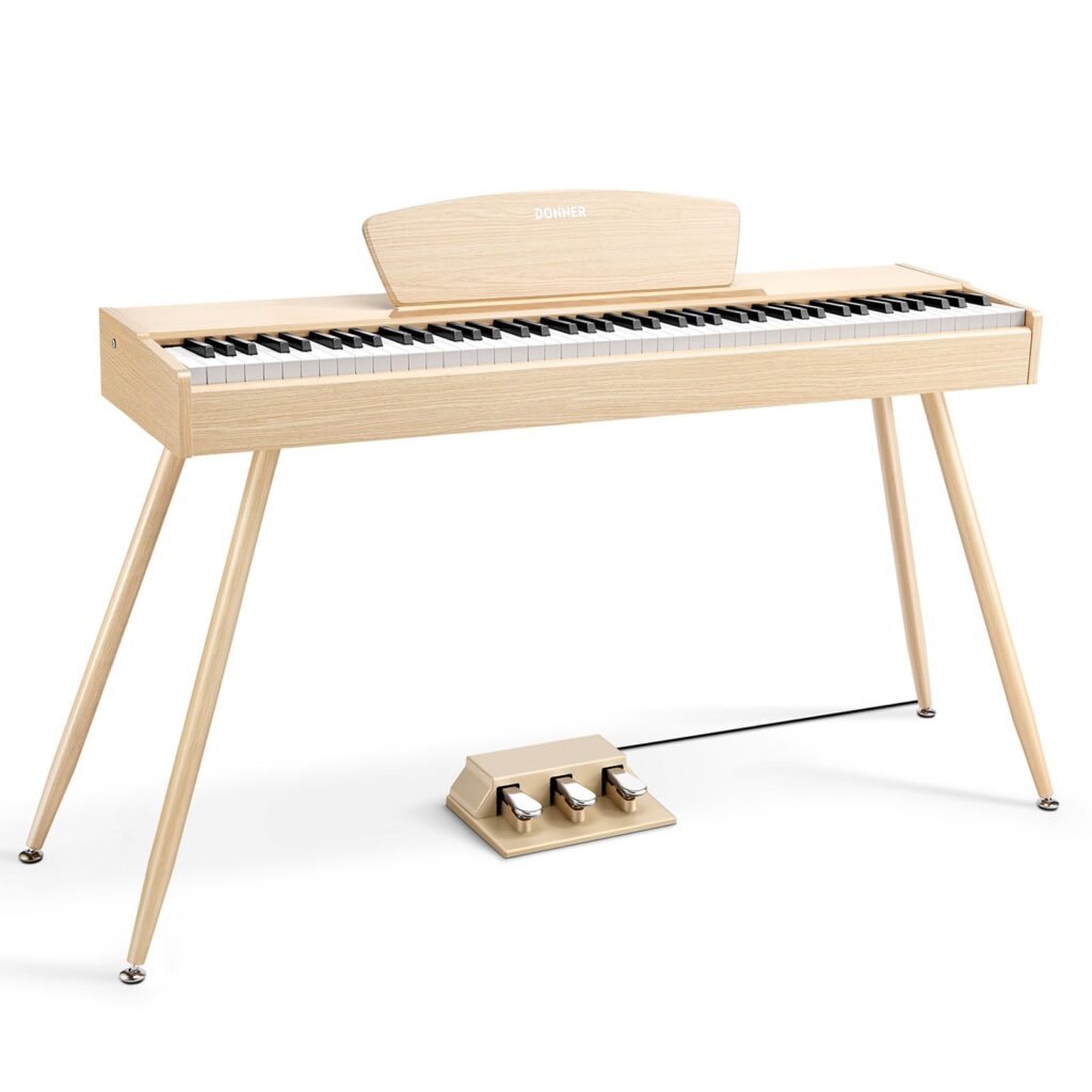 Descubre el Donner DDP-80: Piano Digital de 88 Teclas Realista y Portátil