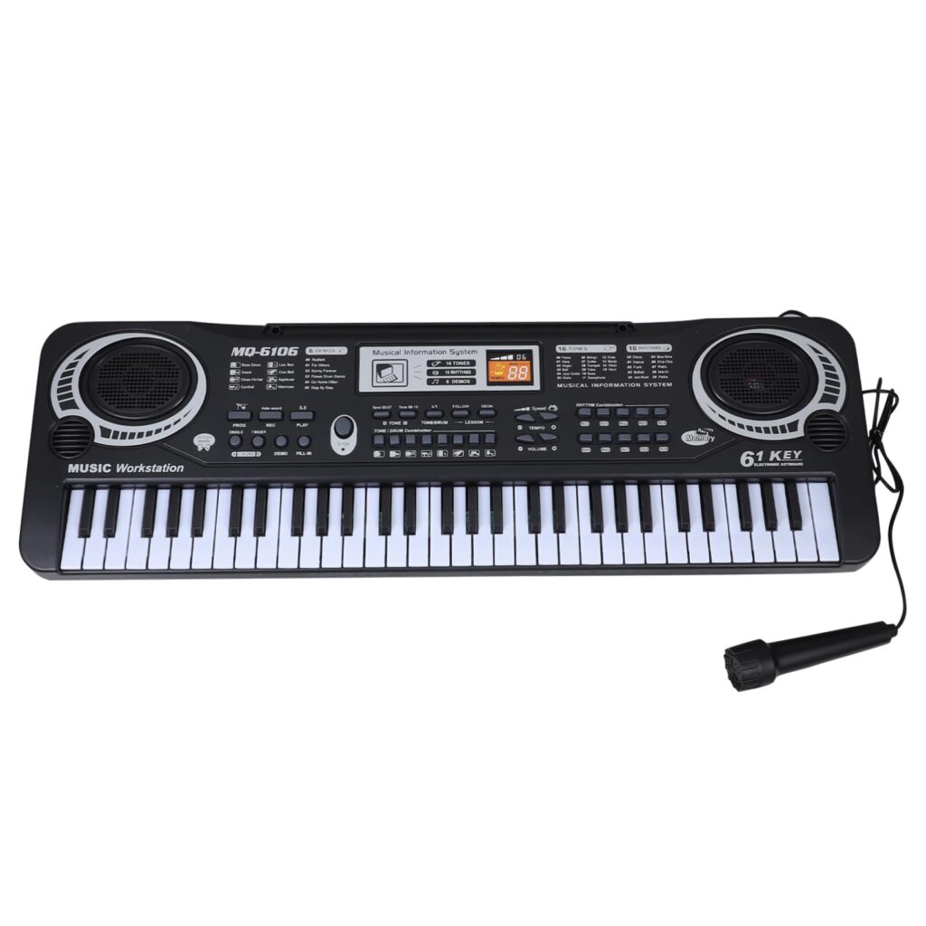 Descubre la Magia de los Órganos Electrónicos y Teclados para Niños 

Explora sonidos increíbles y aprende música de manera divertida y fácil