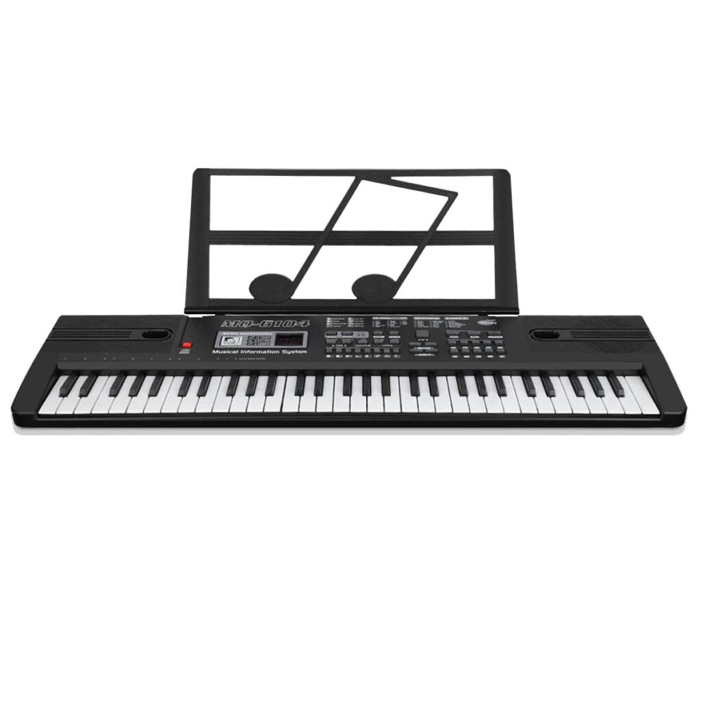 Teclado de Piano de 61 Teclas: Ideal para Aprender Música Con Diversión