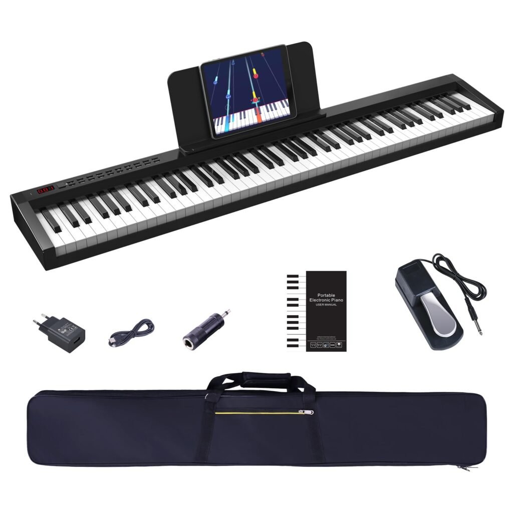 Piano Digital de 88 Teclas: Perfecto para Principiantes y Regalos Creativos