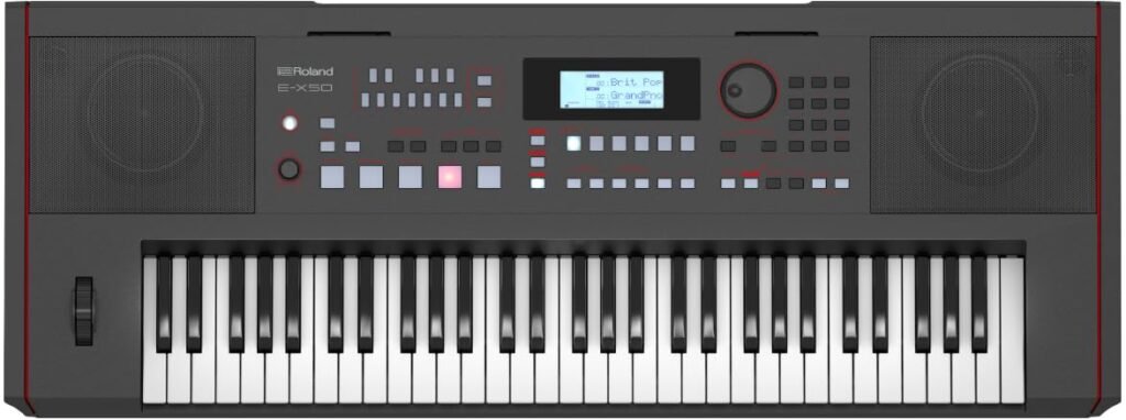 Roland E-X50: El Teclado Electrónico Versátil para Músicos Creativos y Prácticos