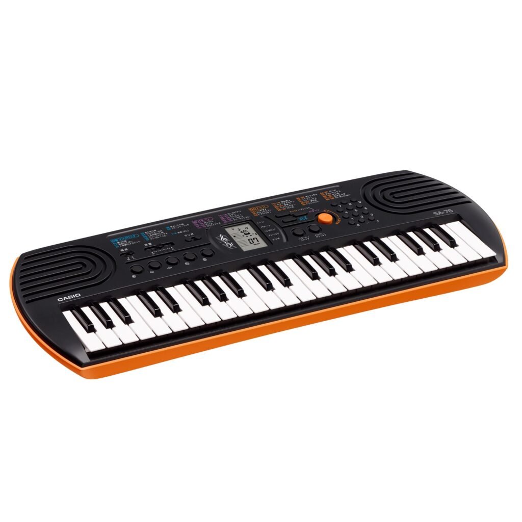 Teclado Electrónico Casio SA-76H7: Ideal Para Aprender Música Divertidamente