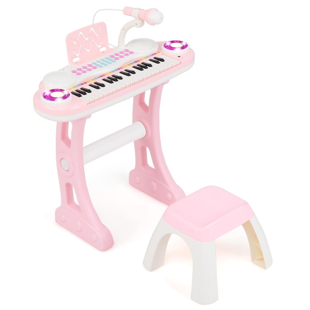 COSTWAY Piano Electrónico para Niños, la puerta a la música divertida y creativa