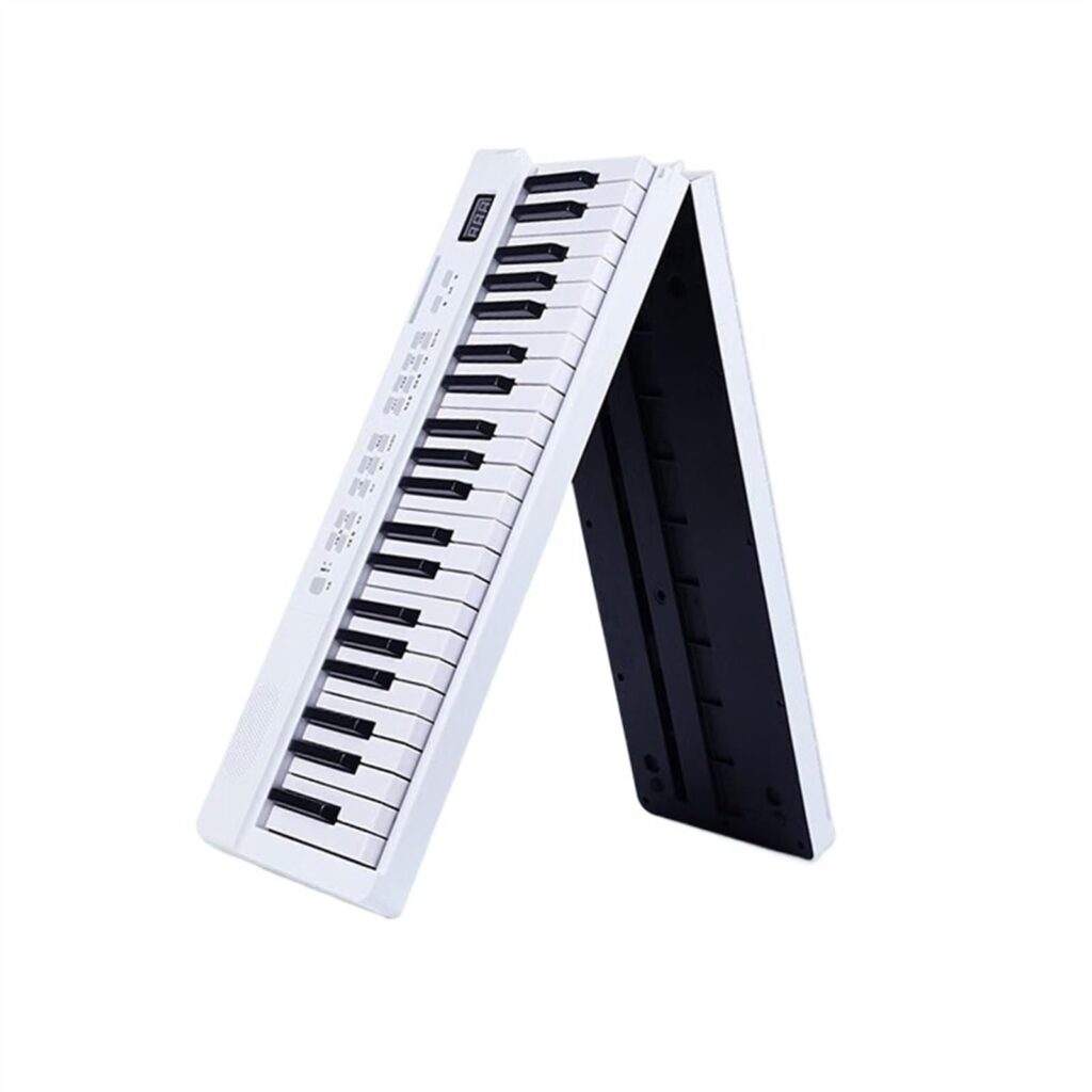 Piano Eléctrico Portátil Plegable de 88 Teclas Ideal para Principiantes