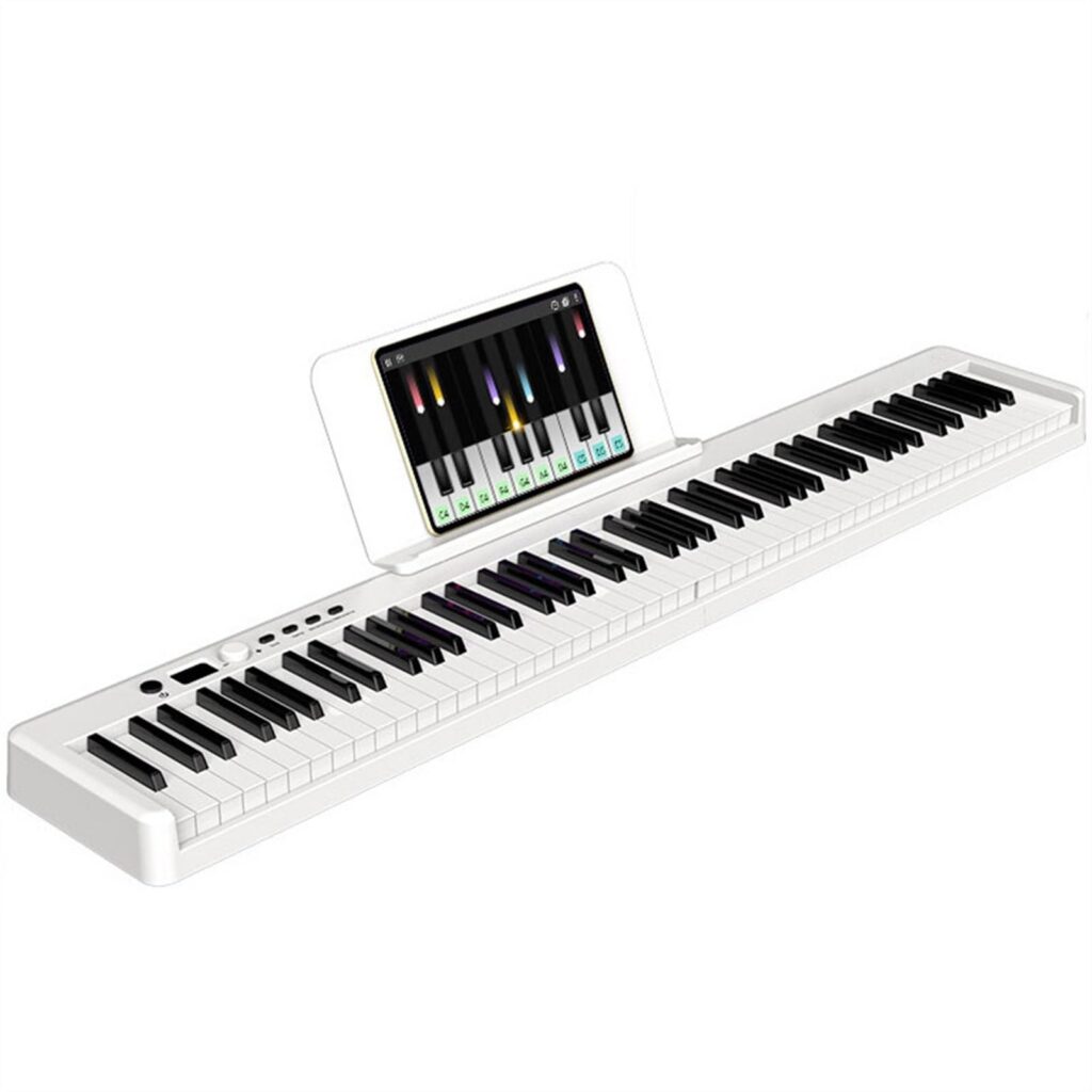 Piano Electrónico Plegable Portátil de 88 Teclas para Todos los Músicos Versatilidad y comodidad en un diseño que se adapta a ti