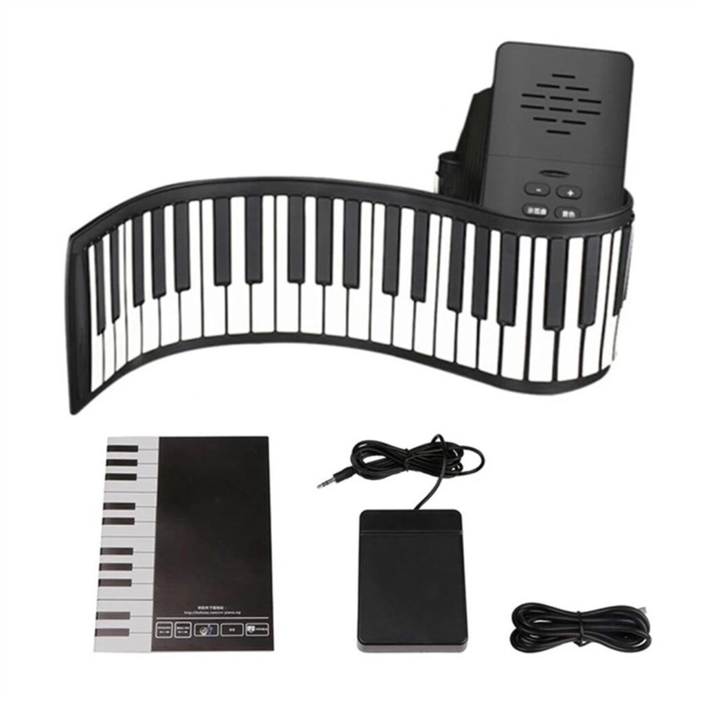 Piano Electrónico Portátil de 88 Teclas Ideal para Músicos en Movimiento