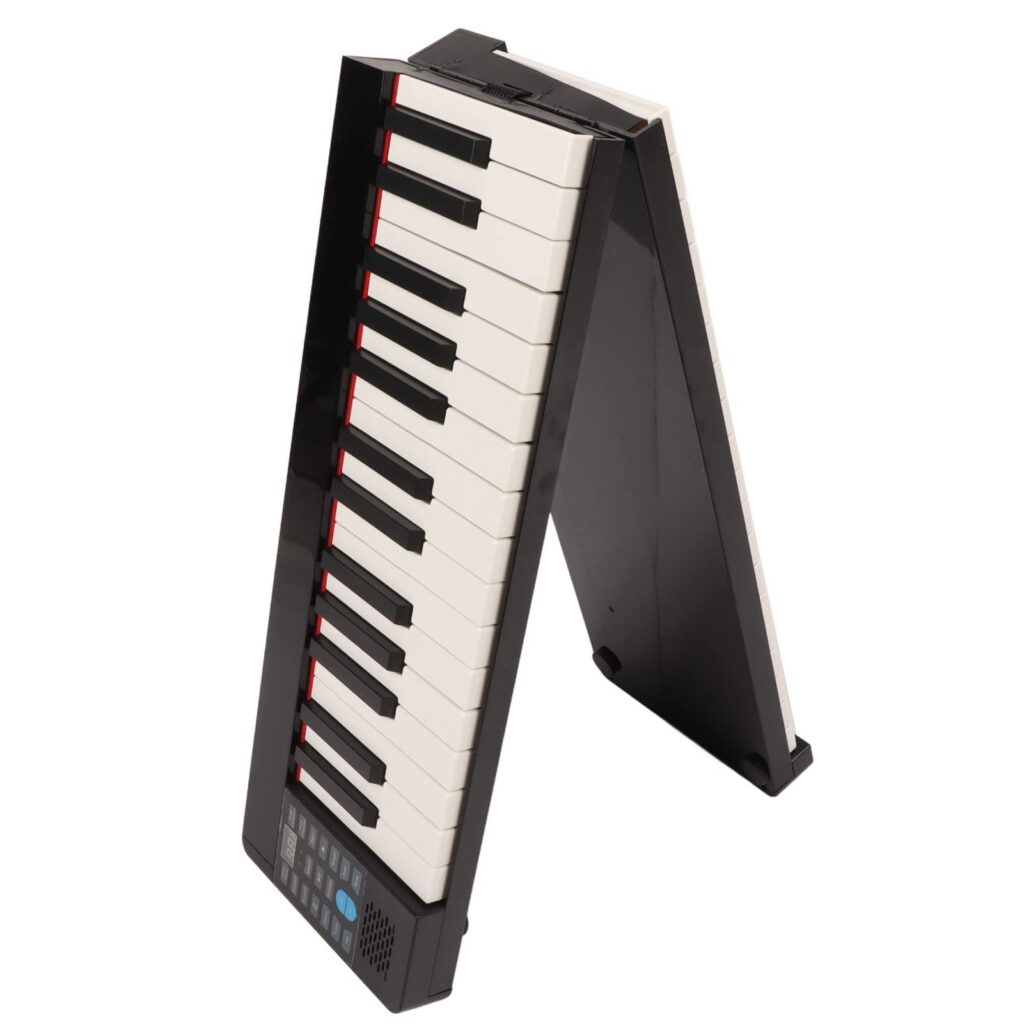 Piano Plegable Inteligente Portátil de 61 Teclas para Aprender Fácilmente