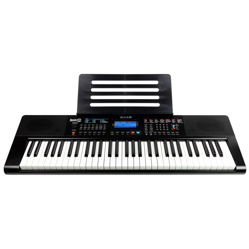 RockJam RJ461AX: Teclado Digital Portátil con Alexa y 61 Teclas Sensibles