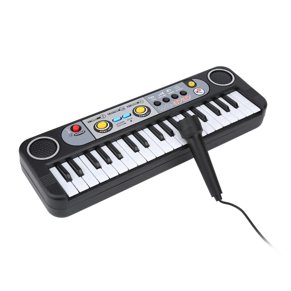 Piano Multifunción de 37 Teclas: Aprendizaje Musical Divertido y Creativo para Niños