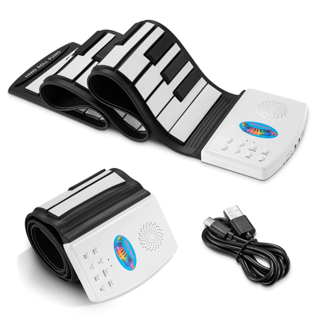 Pogolab Piano Portátil de 49 Teclas, La Opción Perfecta para Principiantes